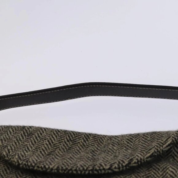 Poro Ralph Lauren Shoulder Bag Wool 2Set Gray Beige Auth bs23987 - Picture 6 of 16